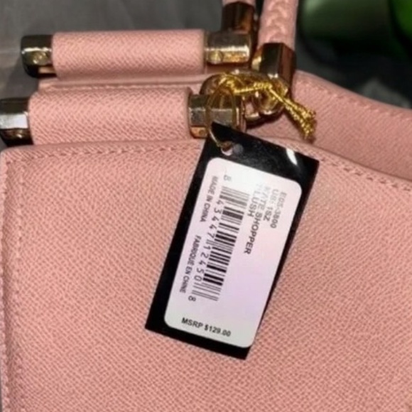 Bebe 'Kate' Lush Shopper Tote - Blush Pink - Picture 6 of 6